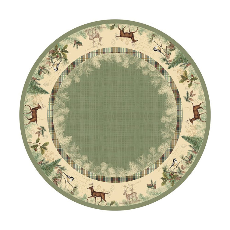 Loon Peak® Barham Round Floral Tablecloth Wayfair